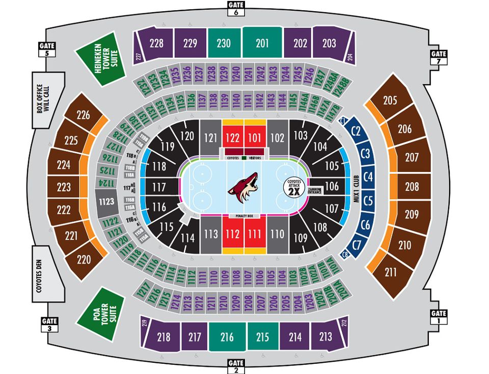 Gila River Arena Address, Map, Directions, Tickets