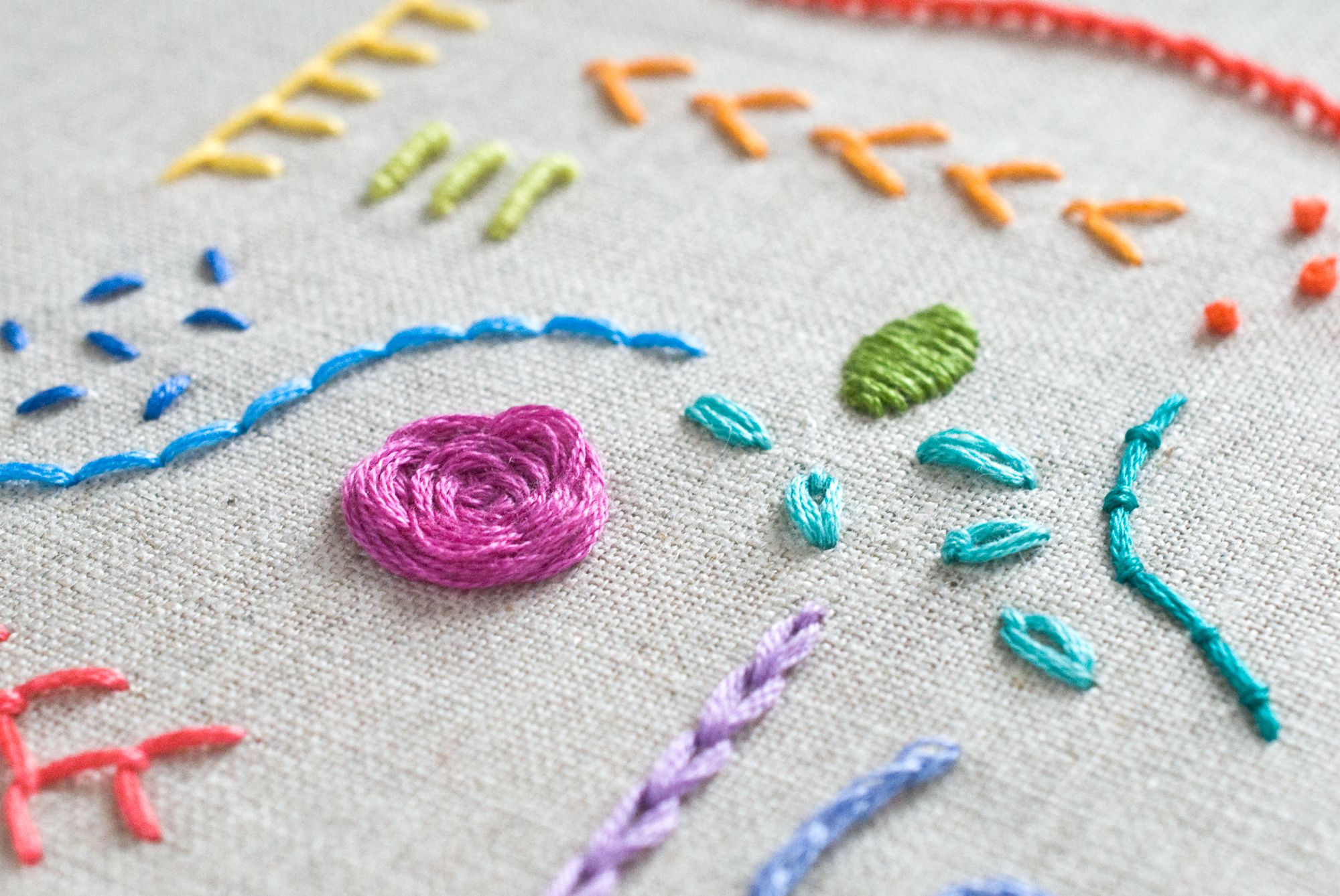 How to Design Your Own Embroidery Sampler