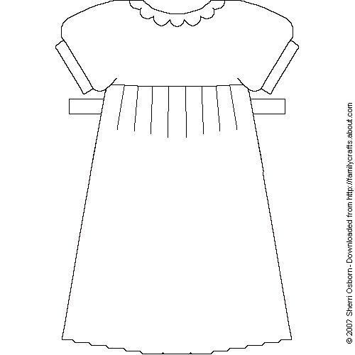 Printable Paper Doll Dresses and Skirts