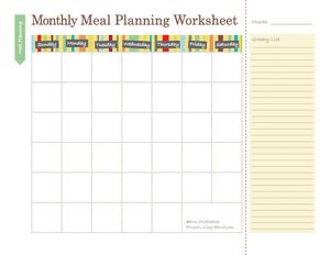 Use Food Planners to Save Money