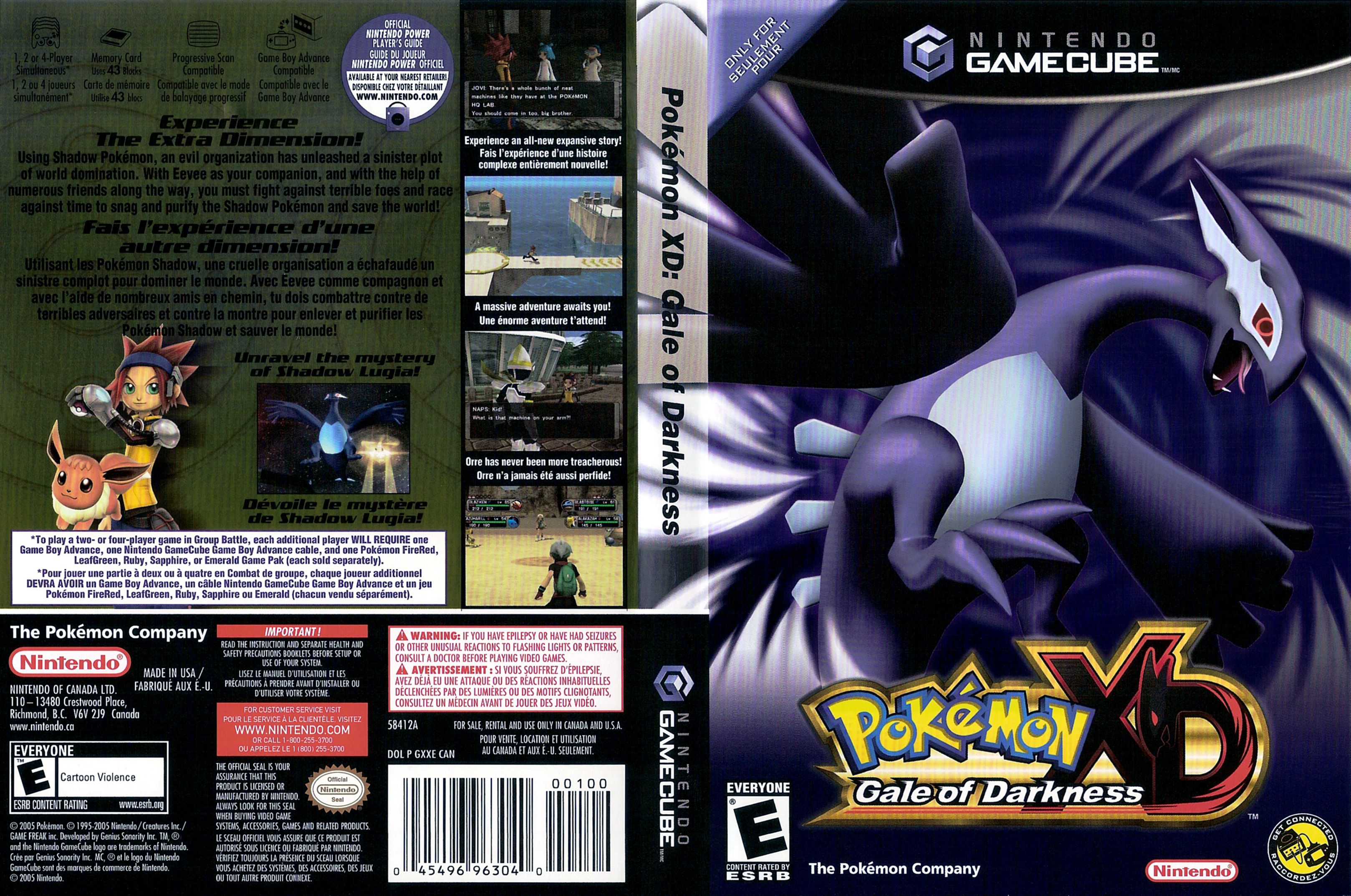 pokemon xd gale of darkness rom gamecube