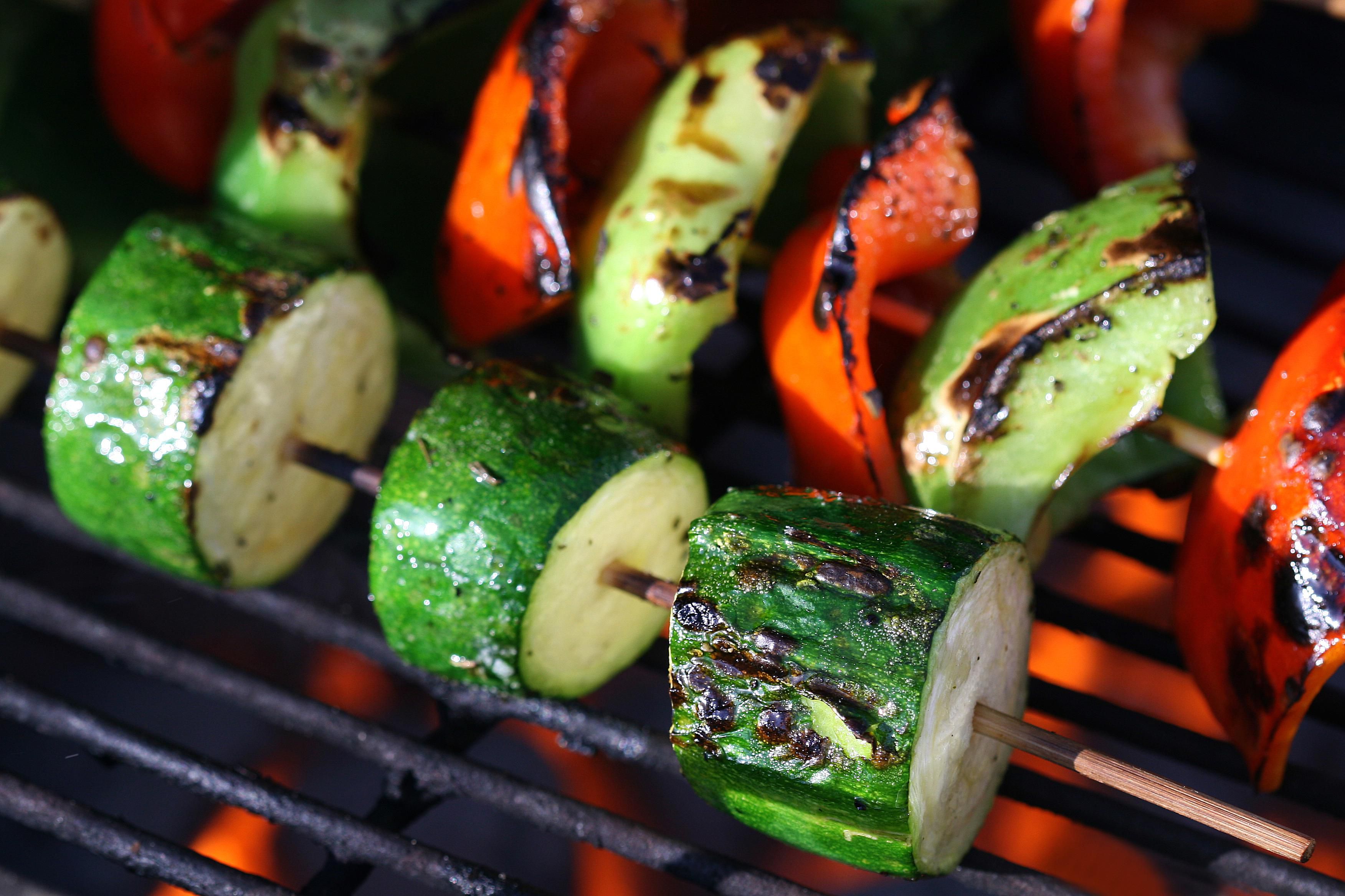 Marinated Vegetable Kebabs Recipe