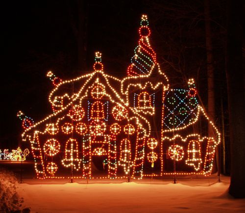 Christmas Lights: Watkins Regional Park, Upper Marlboro, MD