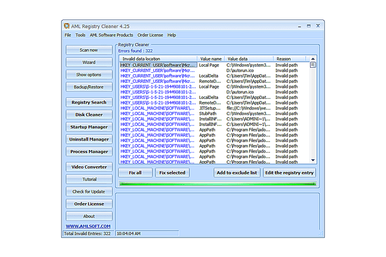 aml software free registry cleaner