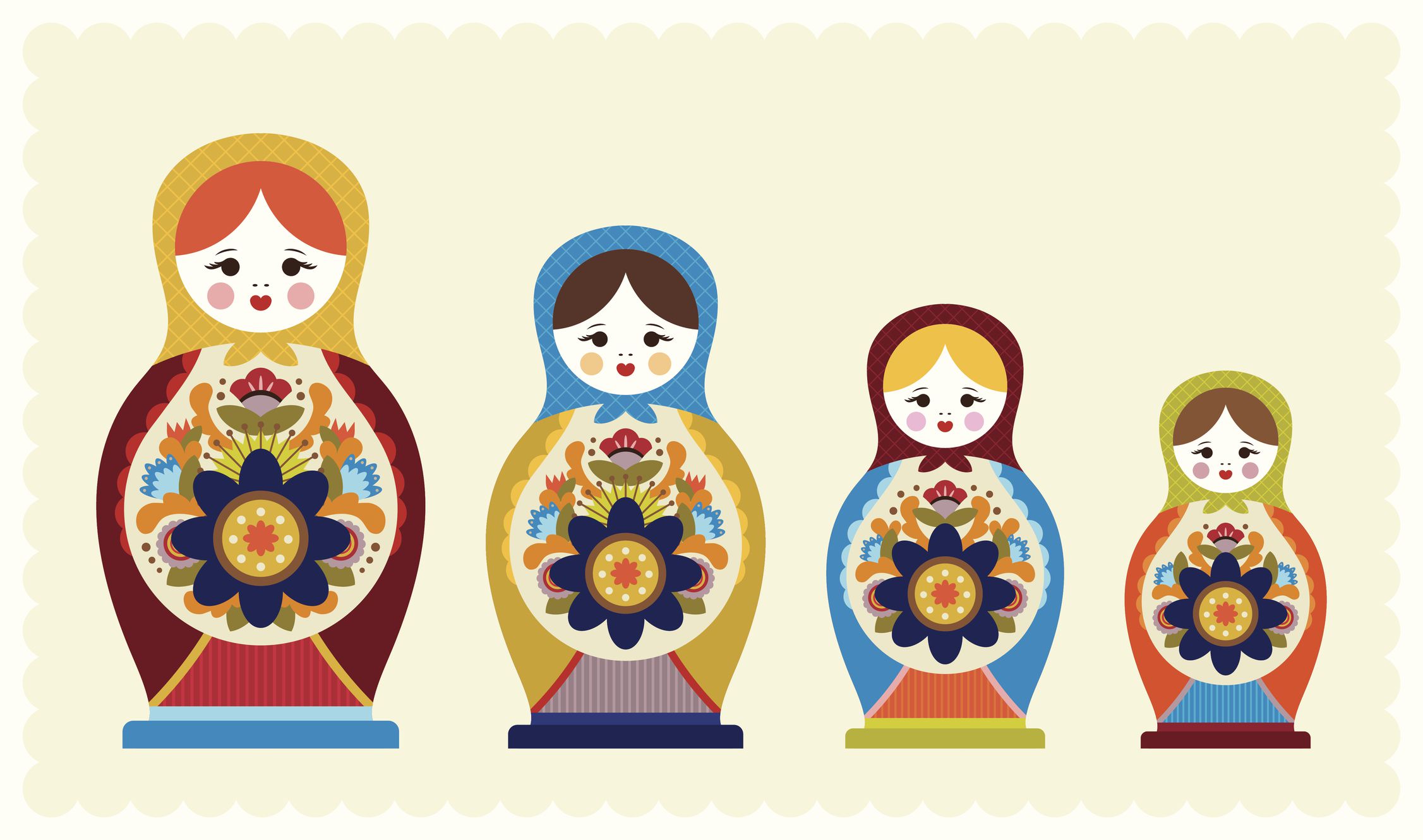 Russian Doll Template To Download and Print