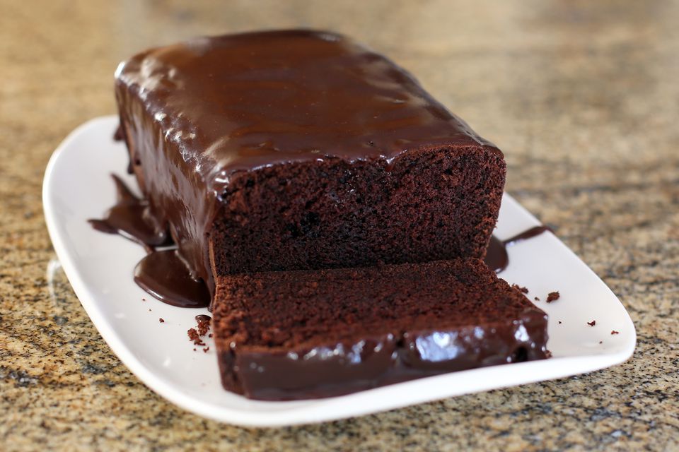Chocolate Loaf Cake With Easy Chocolate Glaze