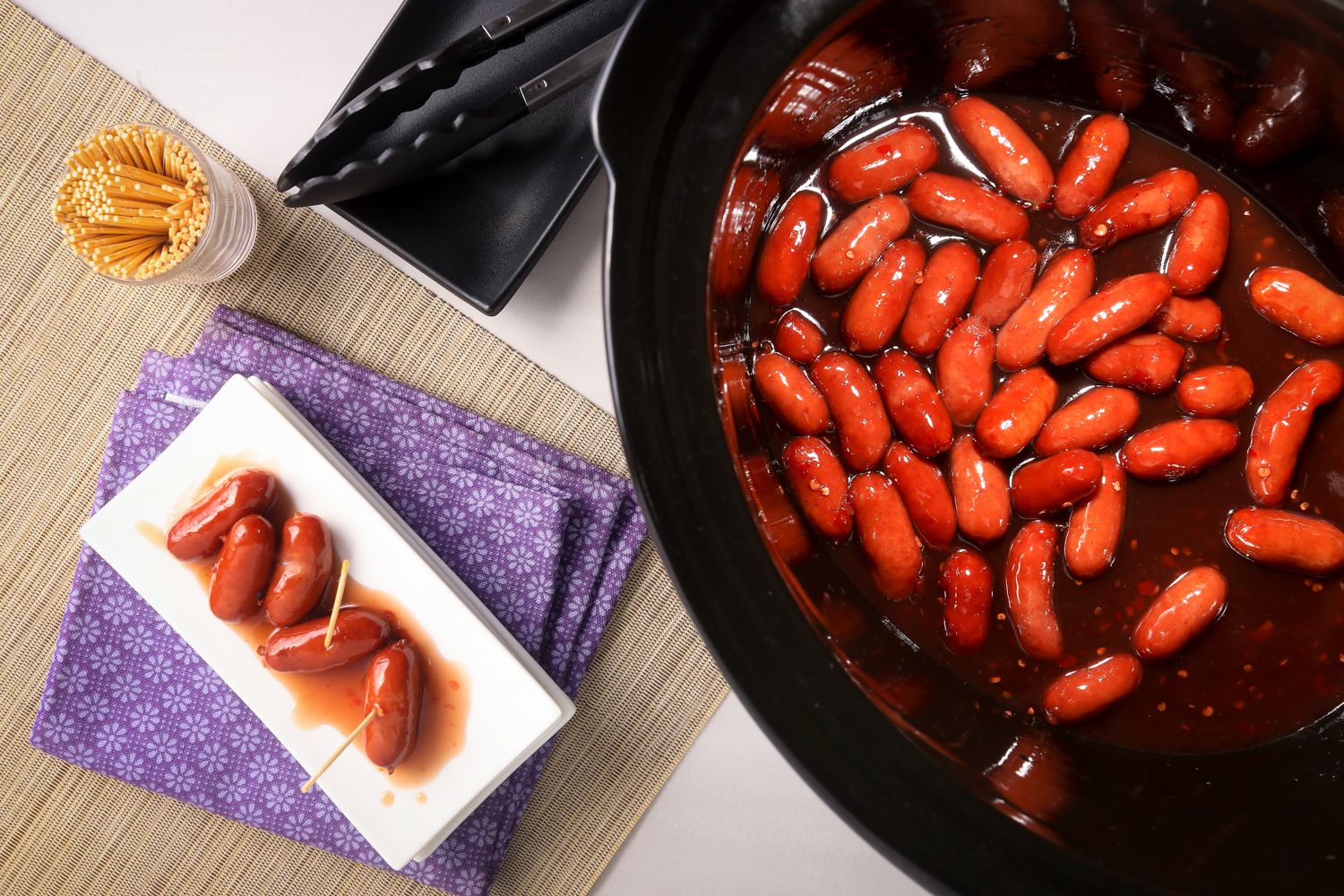 Crock Pot Mini Smoked Sausages With Grape Jelly Sauce Recipe