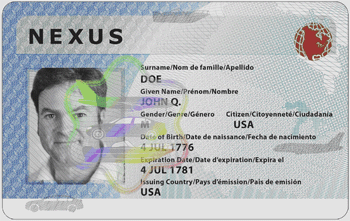 nexus card for travel