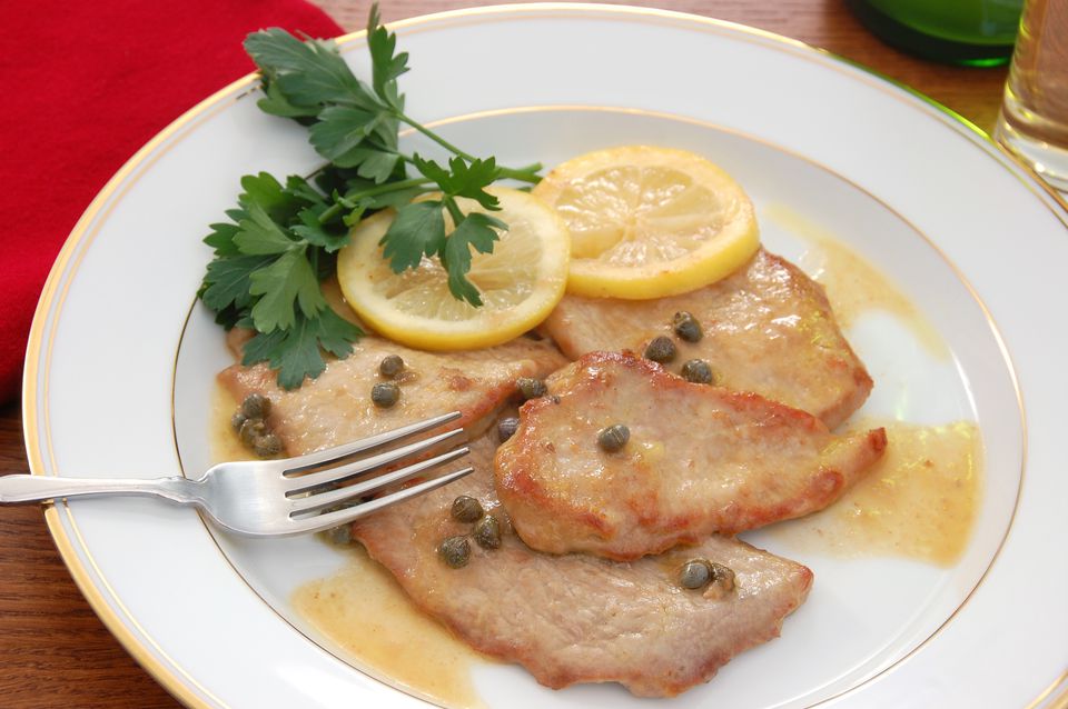 Veal Cutlet Recipe With Lemon Garlic And Capers 1710