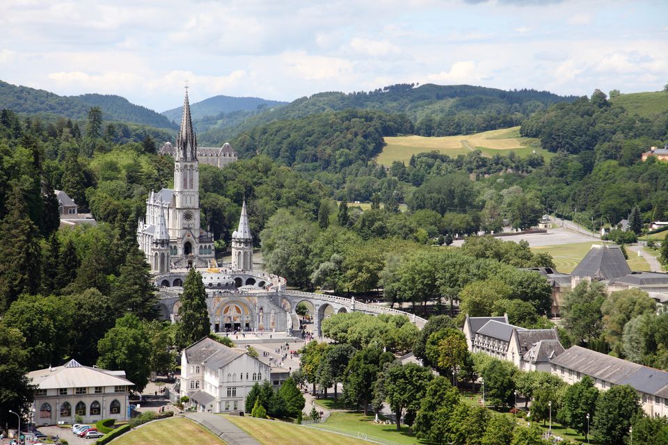 Attractions and Hotels in Lourdes, France