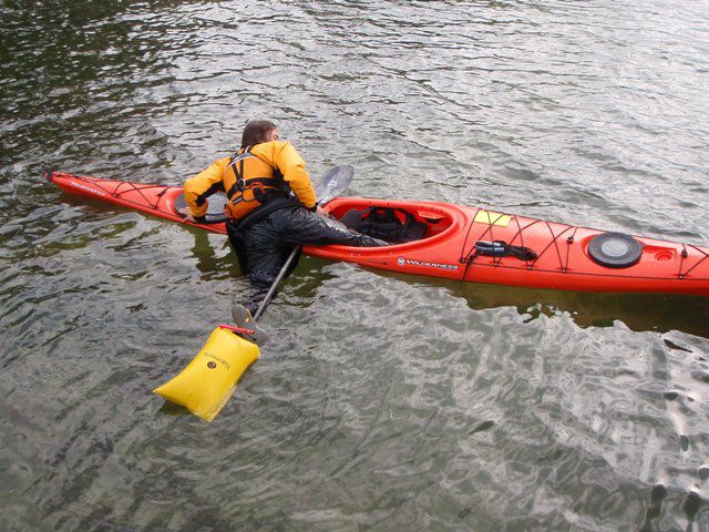 How to Self-Rescue Using a Kayak Paddle Float