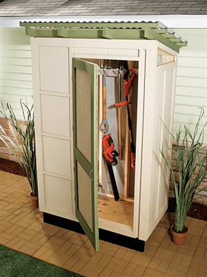 beautiful lean to pent roof shed plan, built with barn