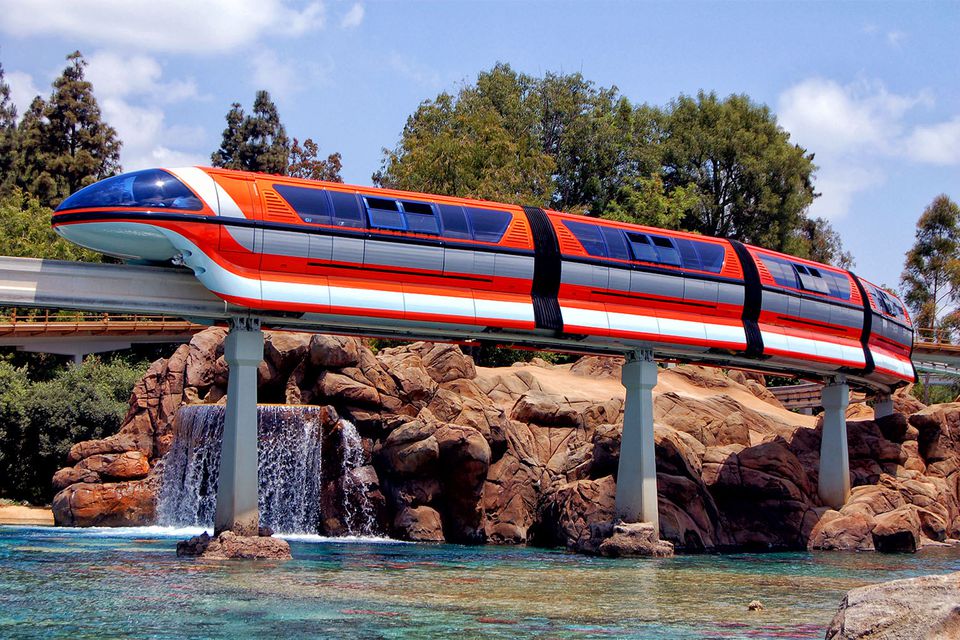 walt disney monorail set