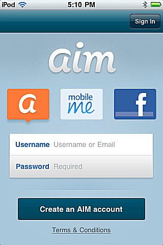 aim login email