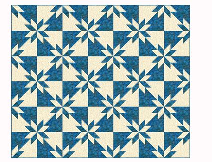 Download Field of Diamonds Scrap Quilt Pattern