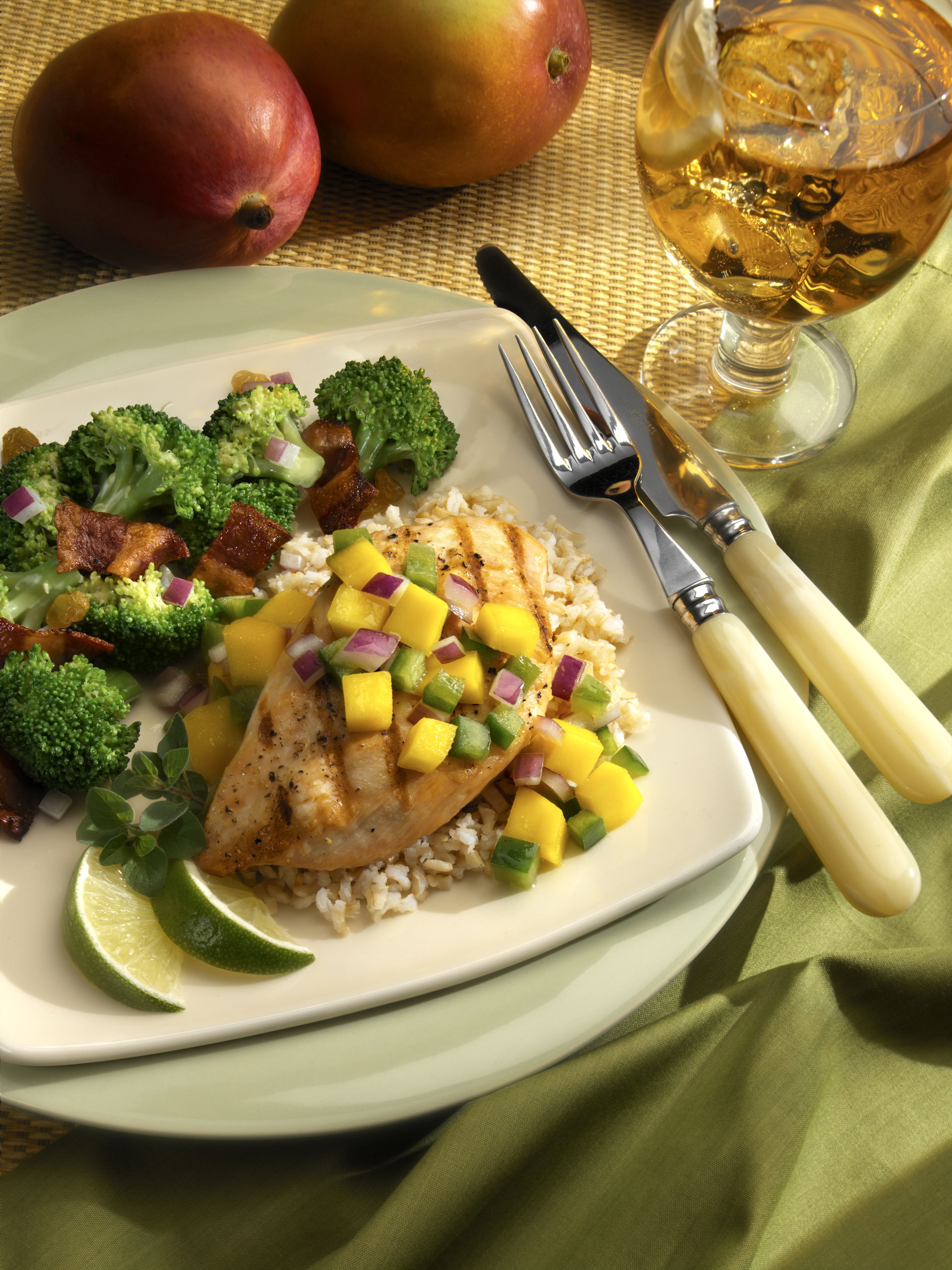 Gingered Chicken with Mango Recipe