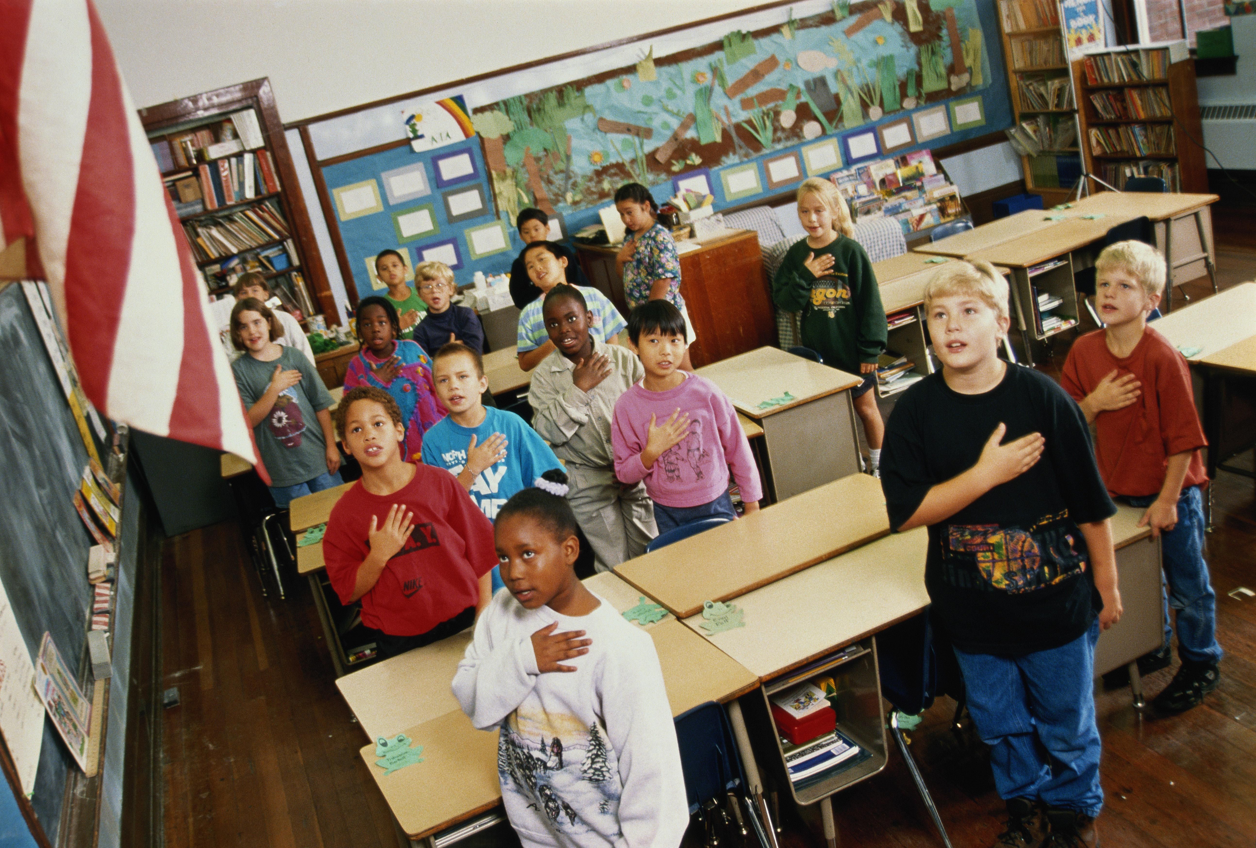 The U.S. Pledge of Allegiance in German