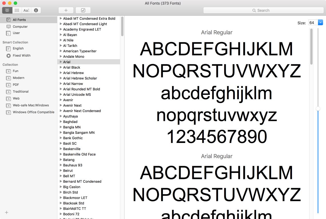 mac script fonts