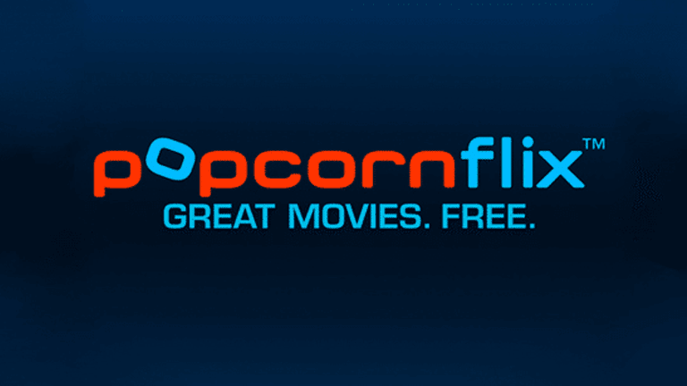 Screenshot of the Popcornflix logo