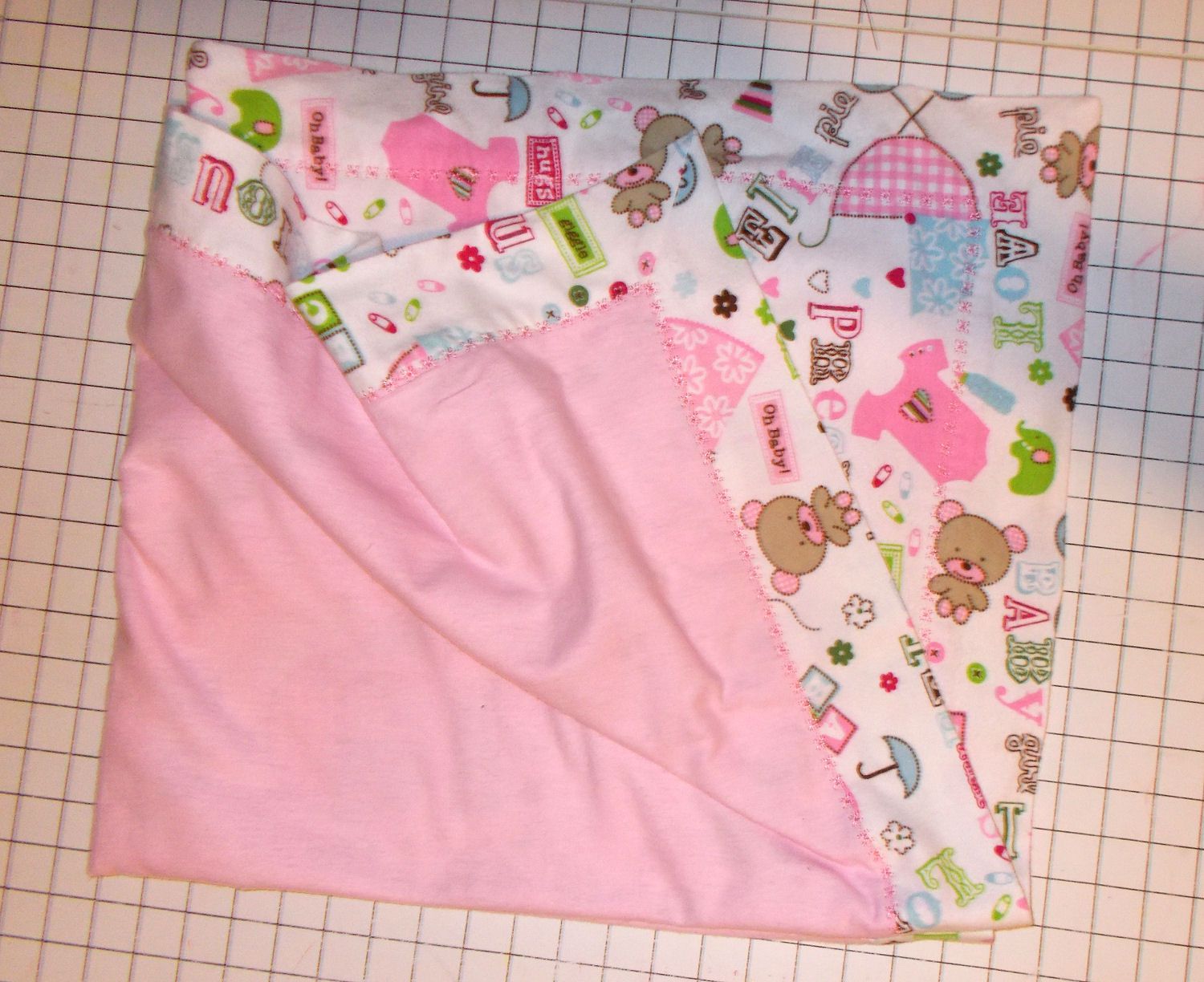 How to Sew a Baby Receiving Blanket