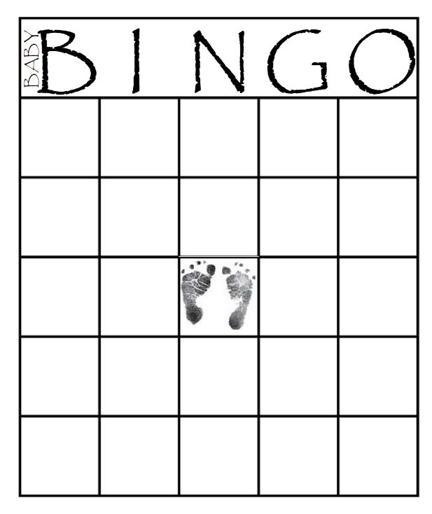 29 Sets of Free Baby Shower Bingo Cards