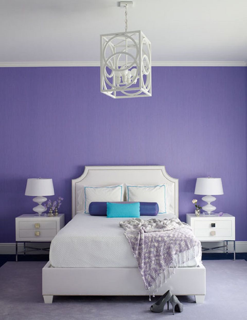 Purple Chandelier