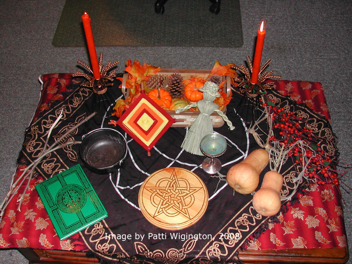 rituals of many table Mabon Up Setting Your Altar