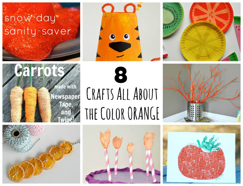 8 Crafts All About the Color Orange