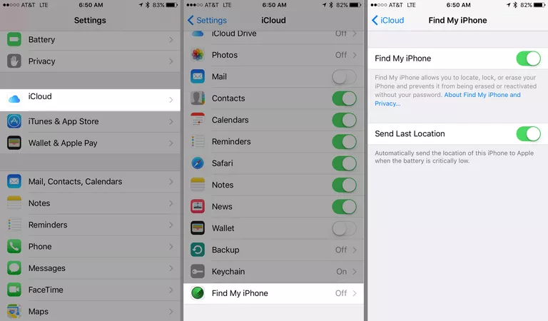 how to set up find my iphone