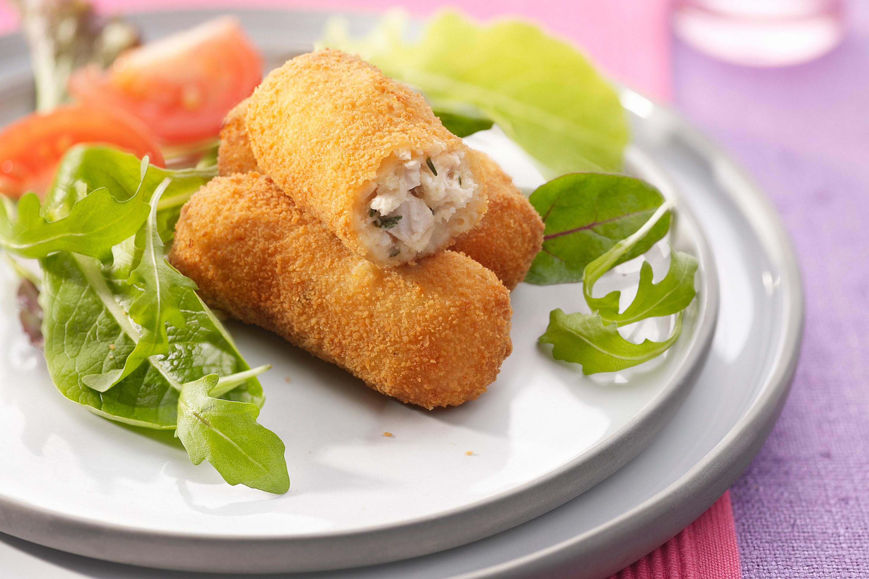 Deep Fried Chicken Croquettes Recipe