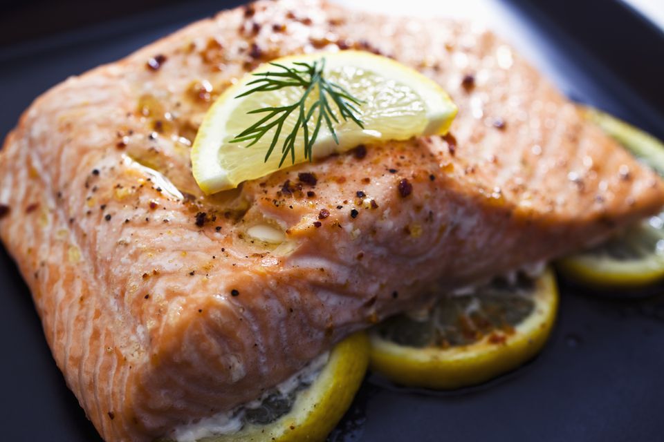 Kosher Lemon-Garlic Baked Salmon Fillet Recipe
