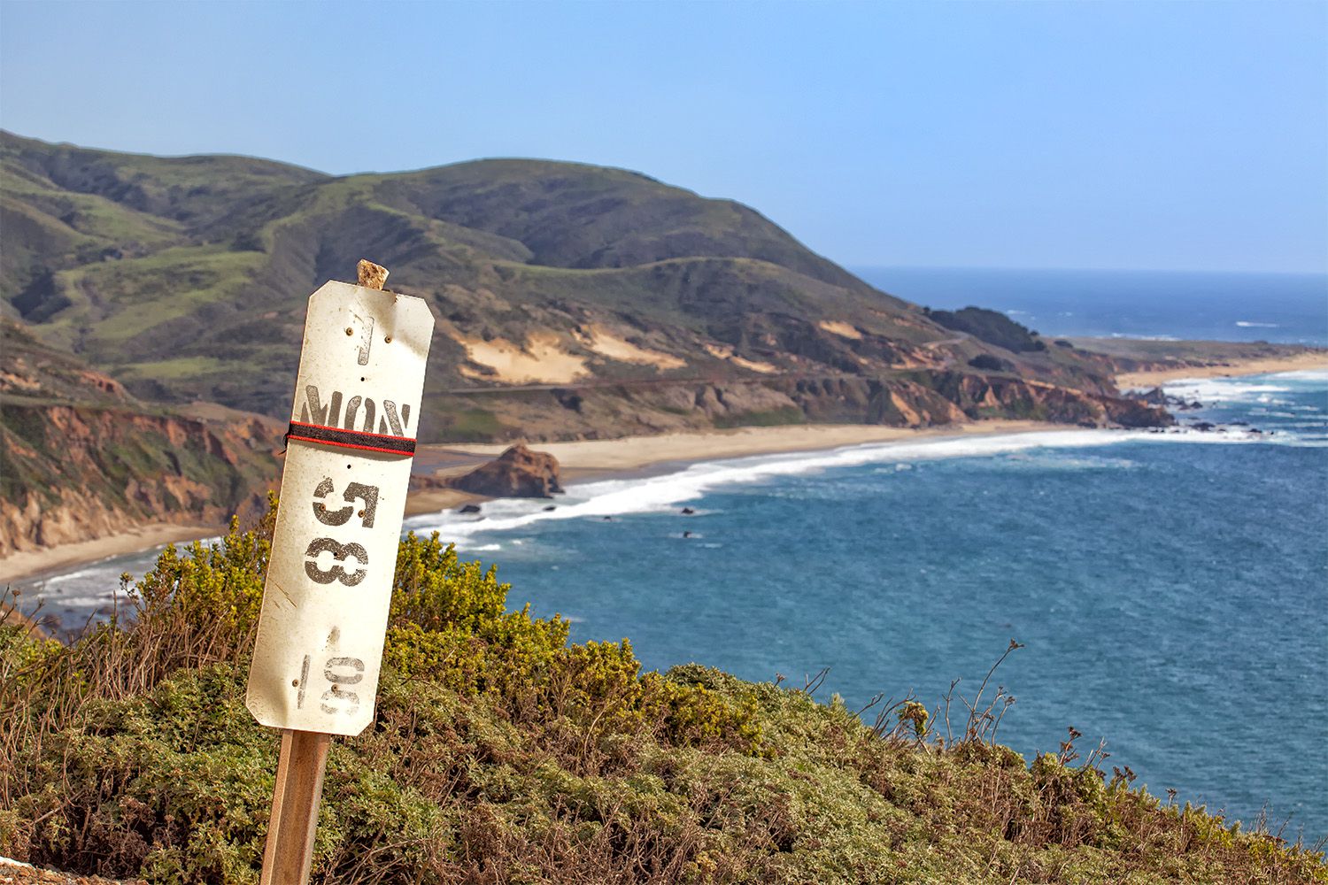 How to Read a California Mileage Marker