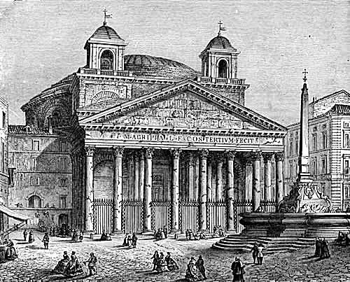 Photographs of the Pantheon in Rome