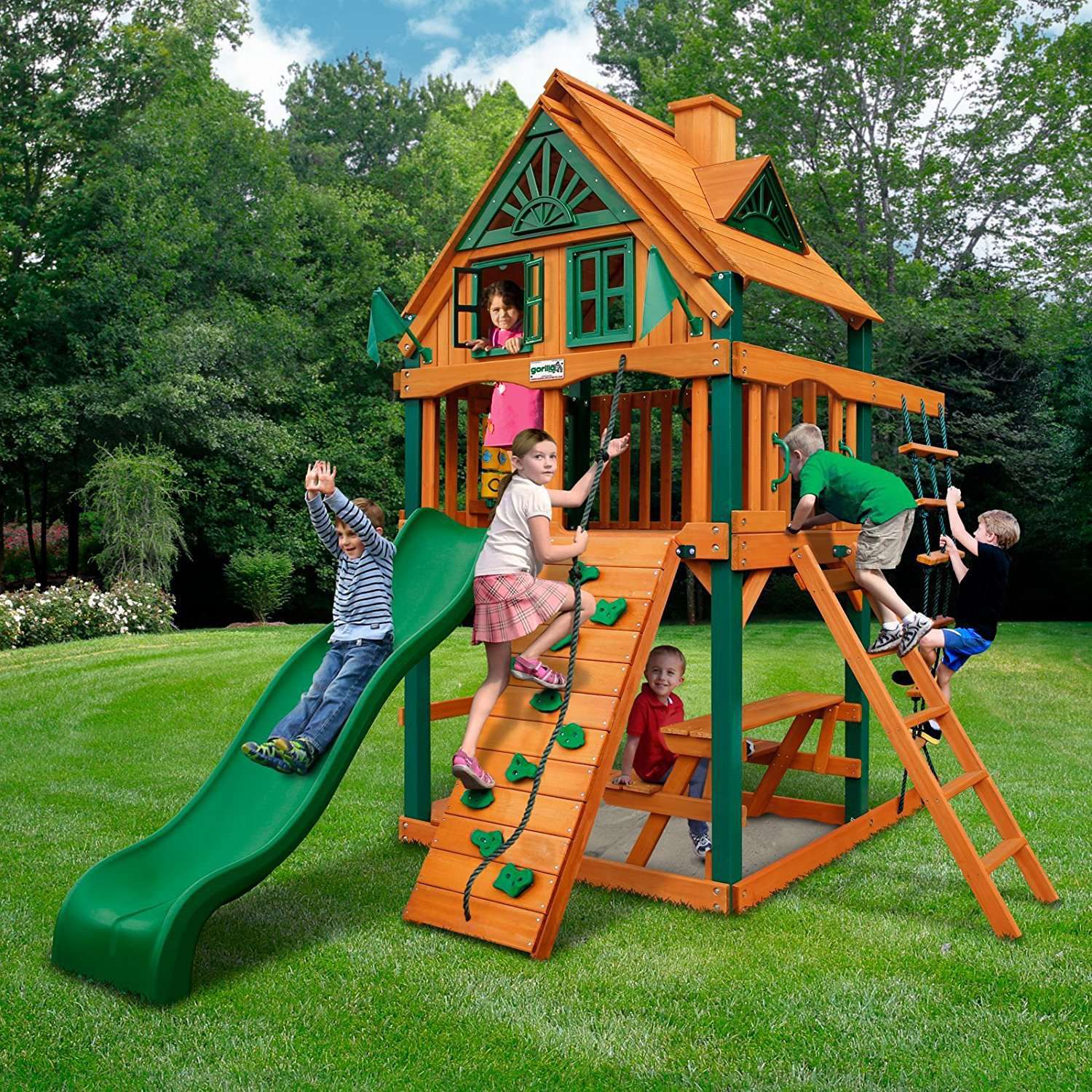 The 10 Best Wooden Swing Sets And Playsets Of 2018