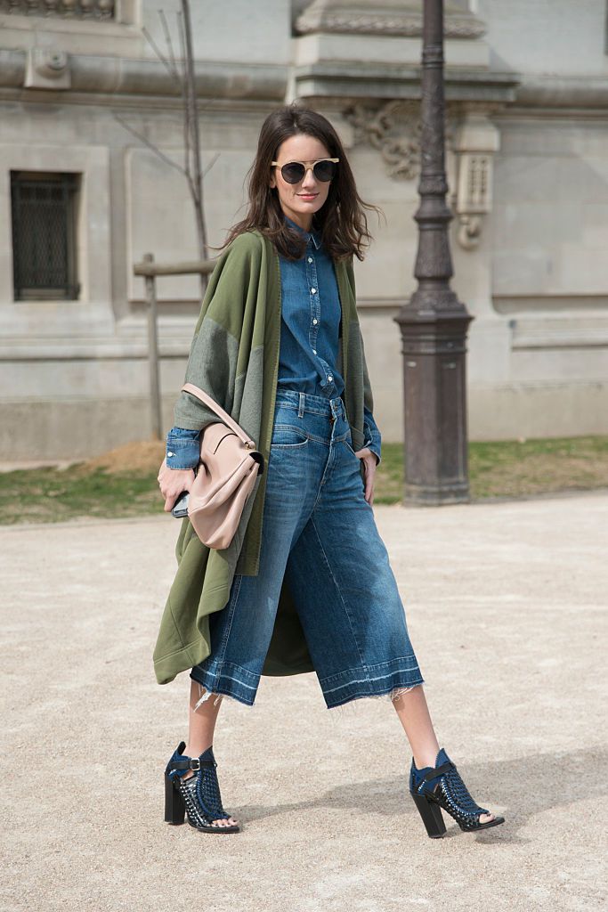 How to Wear Denim Culottes Like a Fashion Expert