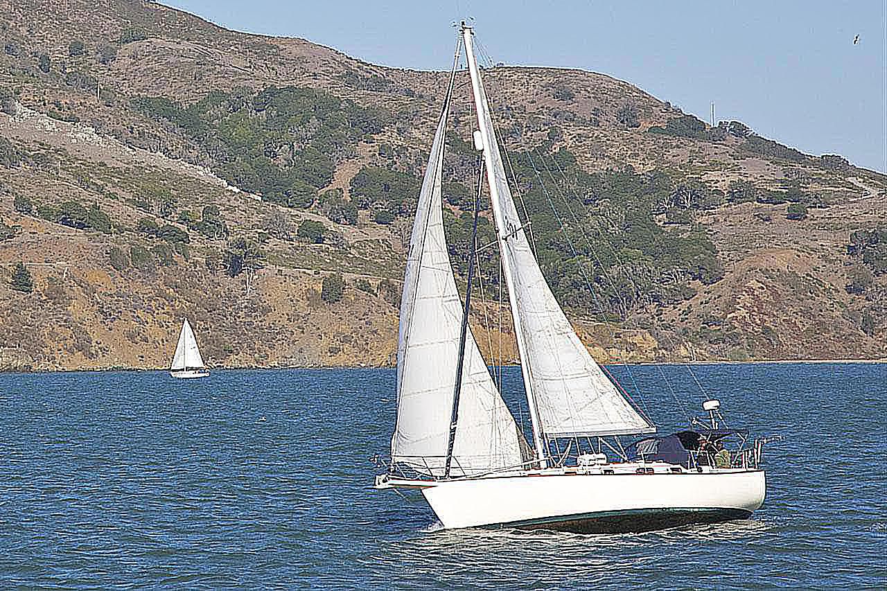 Types Of Sailboats And Rigs Modern Sloop 