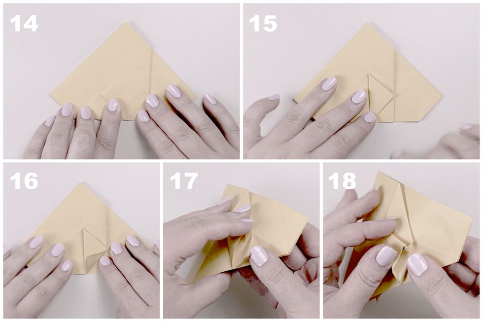 Origami Blow up Star Instructions