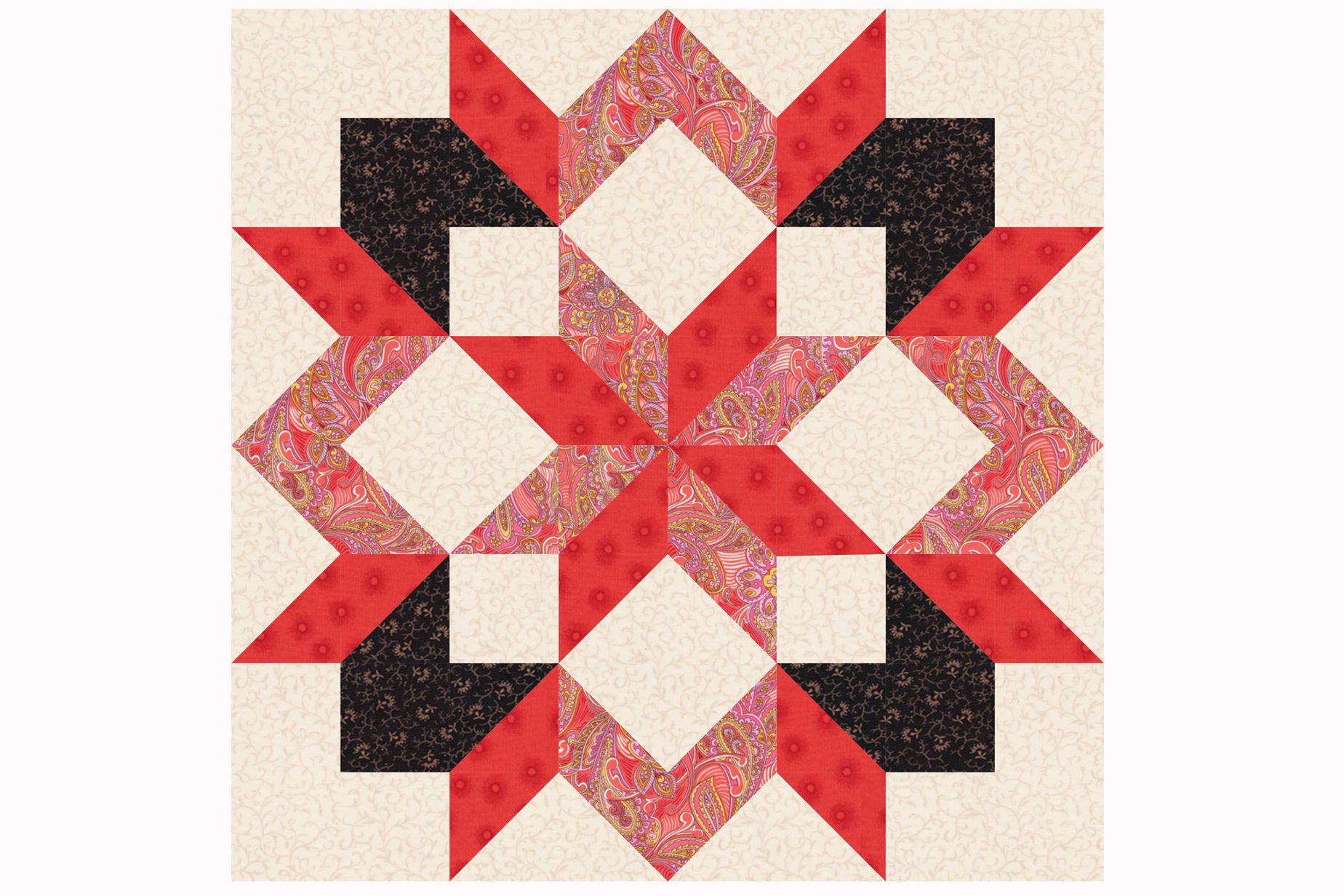  Carpenter s Star Quilt Block Pattern 