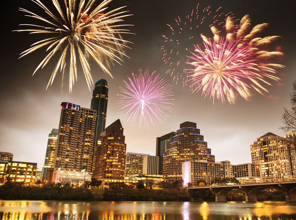 2016 July 4 Fireworks in Austin TX