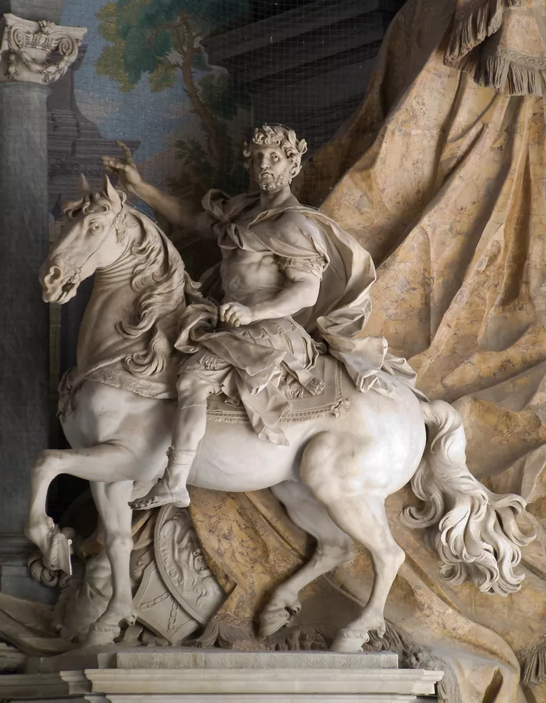 18th Century statue of Charlemagne in the Vatican