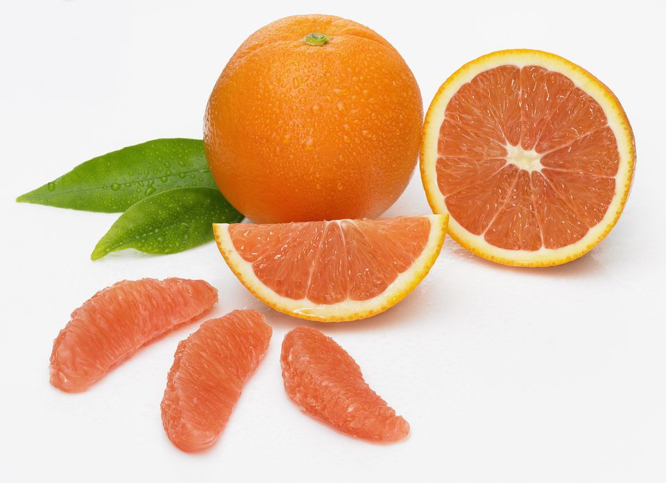 orange and tangerine