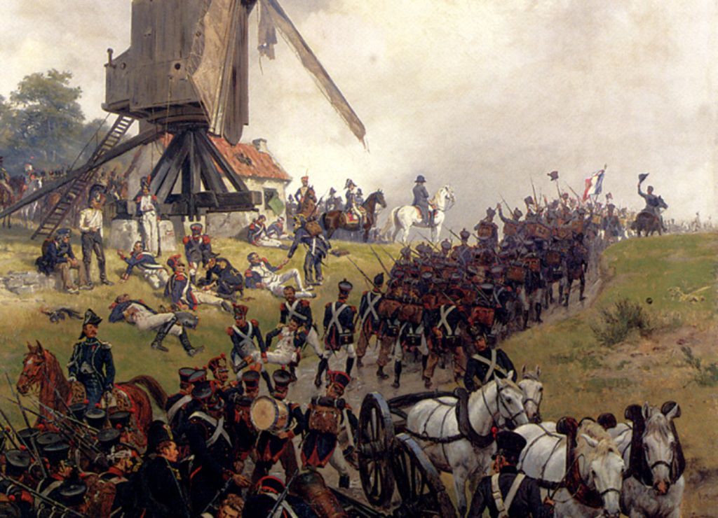 Battle of Ligny During the Napoleonic Wars