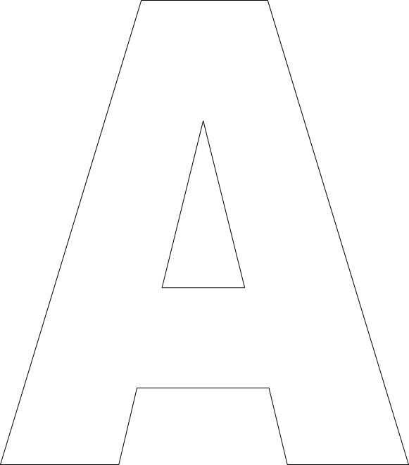 Free Printable Alphabet Template Upper Case