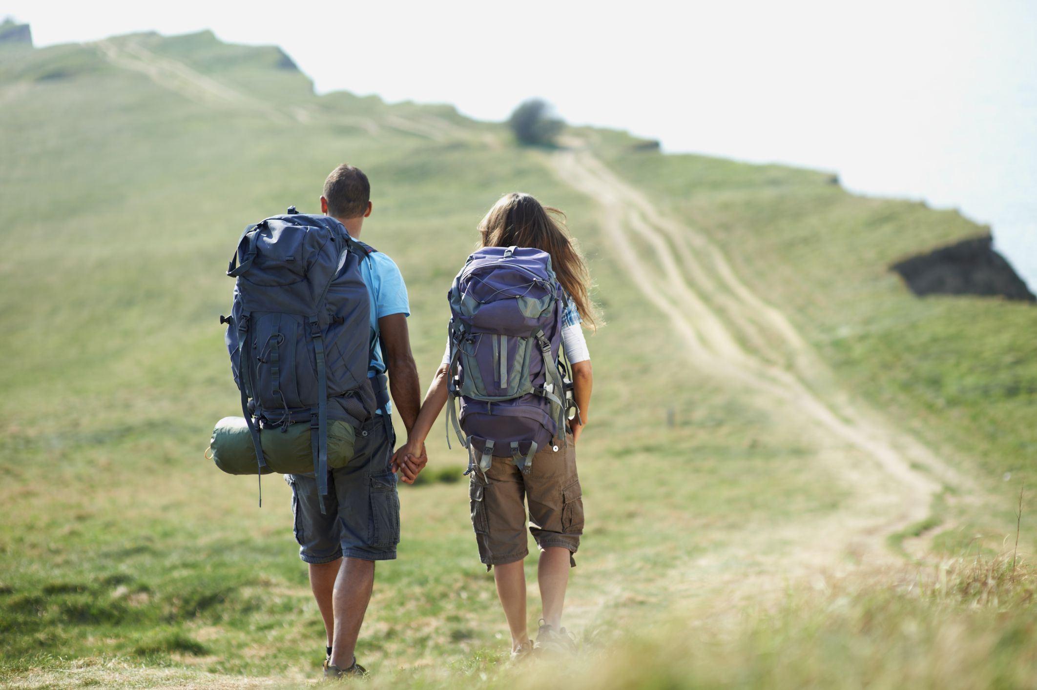 loading a backpack for hiking