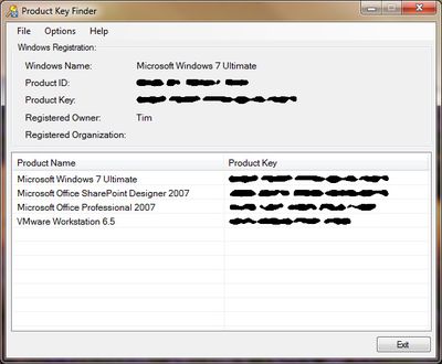 free product key finder for windows