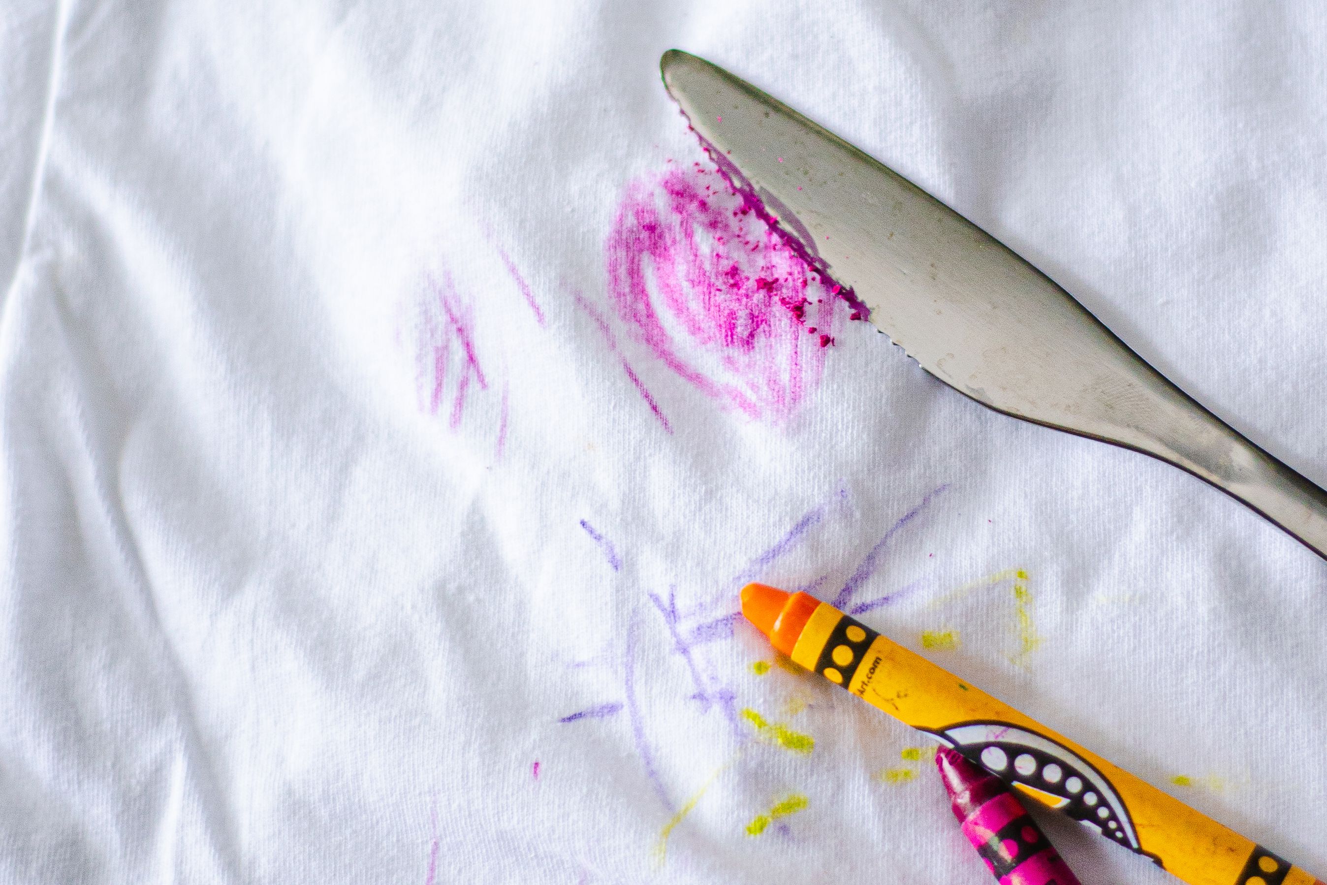 How To Remove Crayon Stains