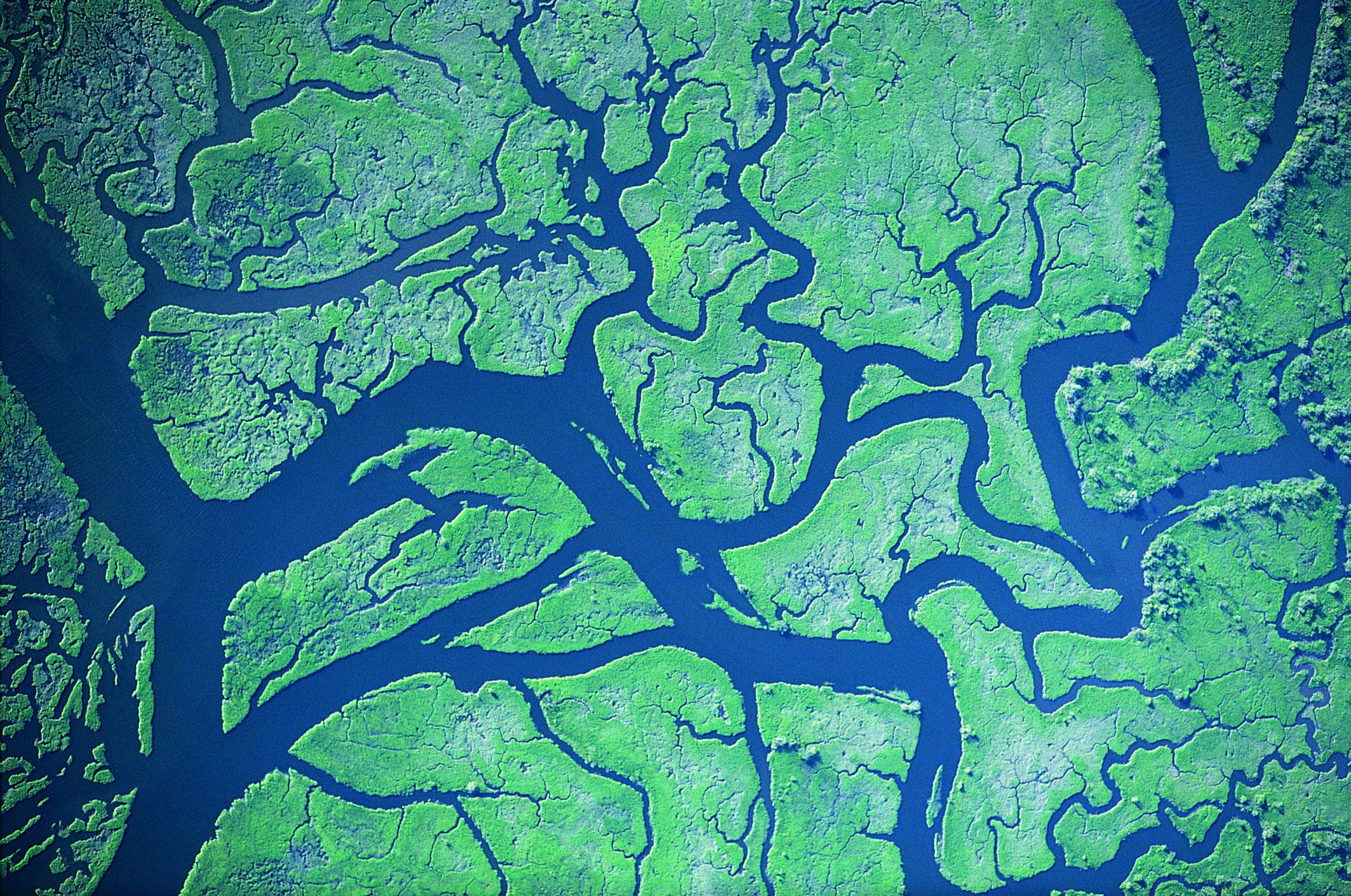 river delta patterns  columbia river  western washington and western oregon  usa dv517016 56f221043df78ce5f83ccd23