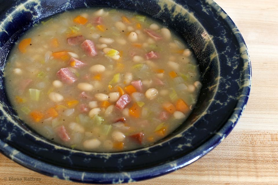 ham and bean soup crock pot