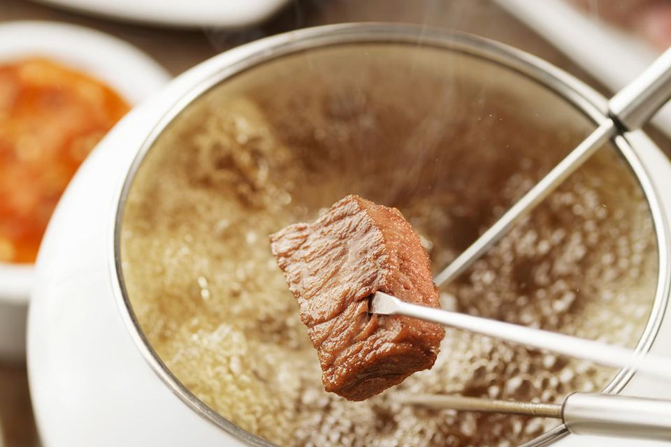 German Meat Fondue With Broth Fleischfondue Recipe