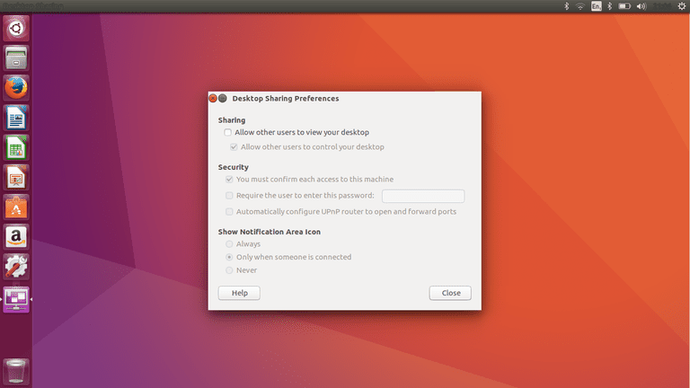 ubuntu 16.04 vnc server unity